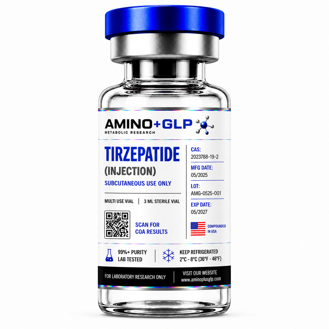 Tirzepatide vial